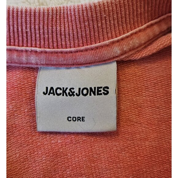Core Jack & Jones Crew Neck Sweatshirt Men's Size L Pink Long Sleeve - Picture 4 of 11
